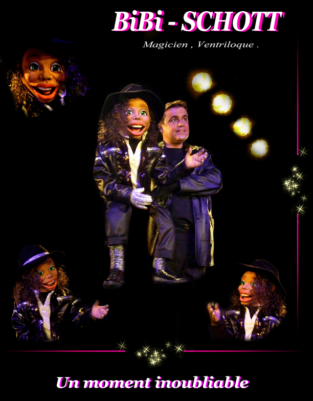 Le ventriloque Bibi-Schott ventriloque pour adultes et enfants.