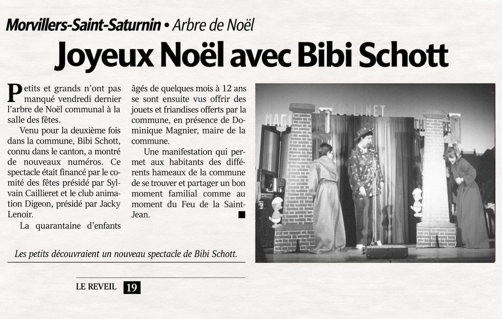 Revue de presse de BiBi - SCHOTT
