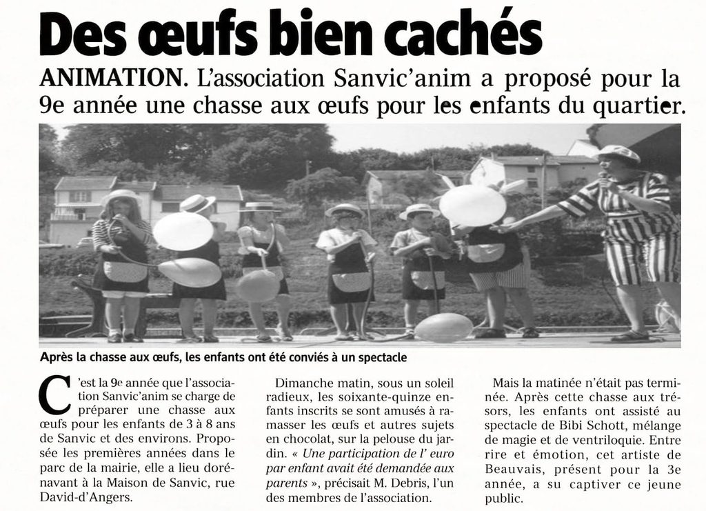 Revue de presse de BiBi - SCHOTT